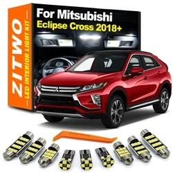 ZITWO 11Pcs For Mitsubishi Eclipse Cross 2018 2019 2020 2021 2022 2023 LED Interior Dome Luggage Light License Plate Lamp Kit