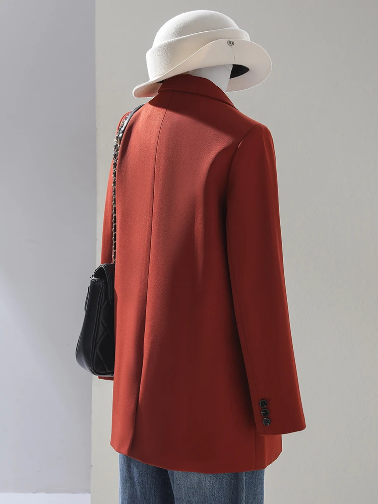 أزياء المرأة عارضة السترة السيدات الأزرق البيج الأسود سترة نسائية فضفاضة