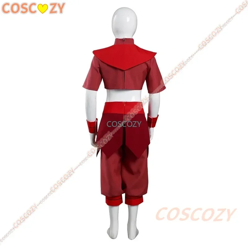Ty Lee Anime Avatar O Último Airbender Cosplay Traje, Roupas Carnaval Halloween