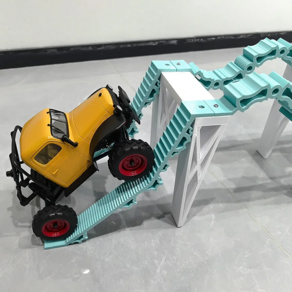 Simulation Trapezoidal Bridge Climbing Obstacle Bridge Combo Steep Slope For 1/18 1/24 1/30 RC Model Car Crawler Accessories