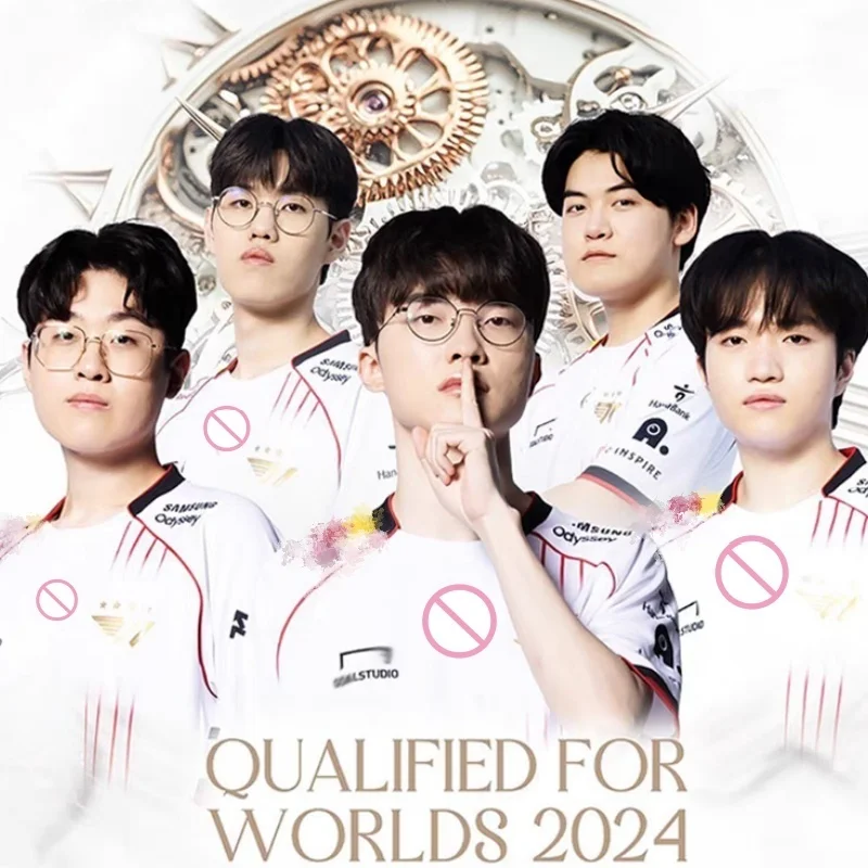 2024 novo s14 t1 esort equipe uniforme jaqueta liga das lendas final do mundo camisa bordado jaqueta lol jogos faker t1 fãs homem