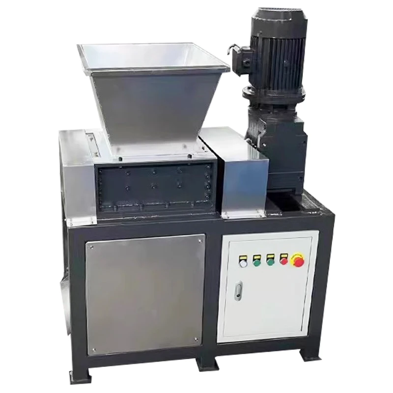 Stainless Steel Shredder, Small Shredder, Double Shaft Crushing Tea Cake Food Chemical Raw Material Shredder Chassis