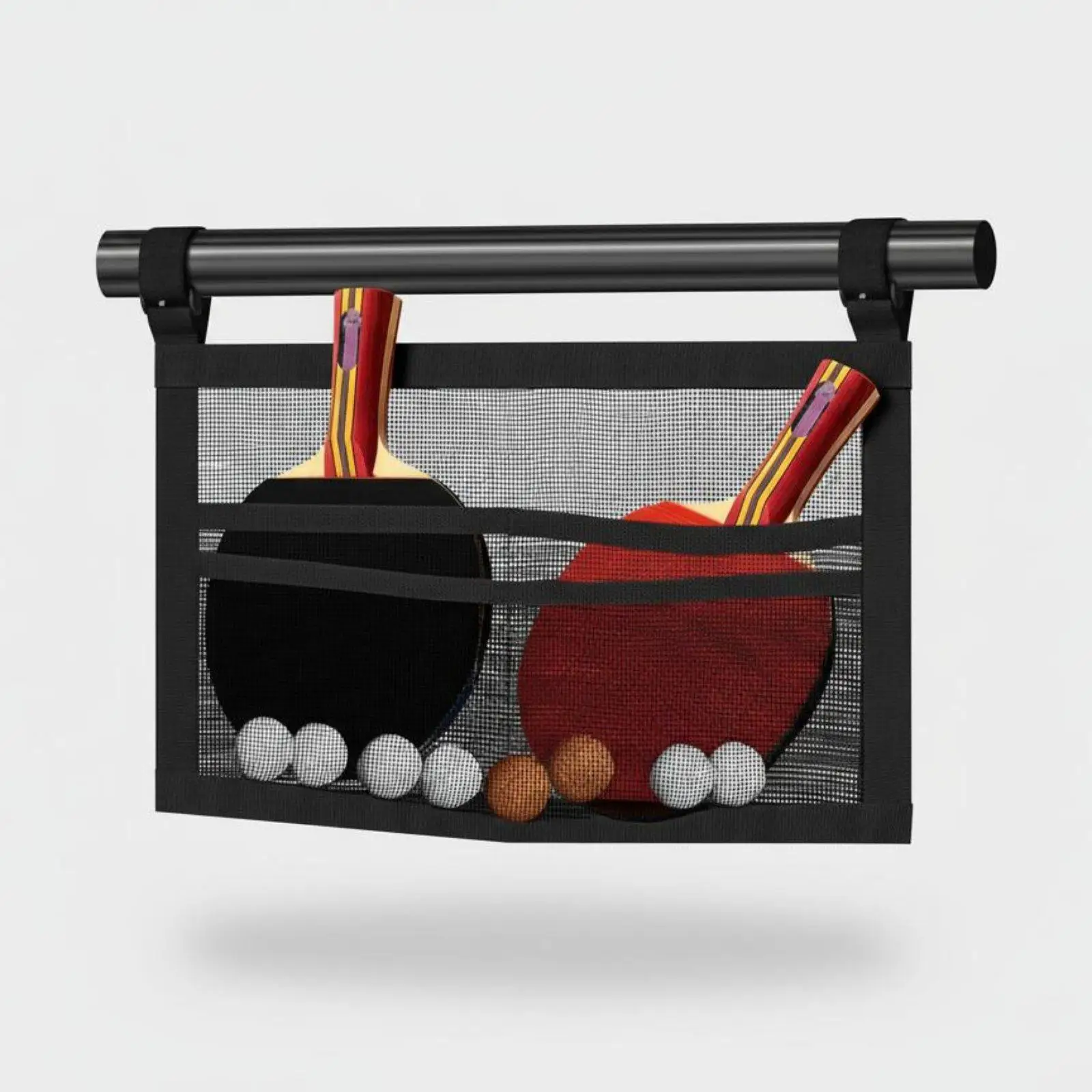 Racket Storage Case Wide Pore Mesh Organizer Ping Pong Racket Tennis Paddle Holder Multi Purpose for Ping Pong Table Home Use