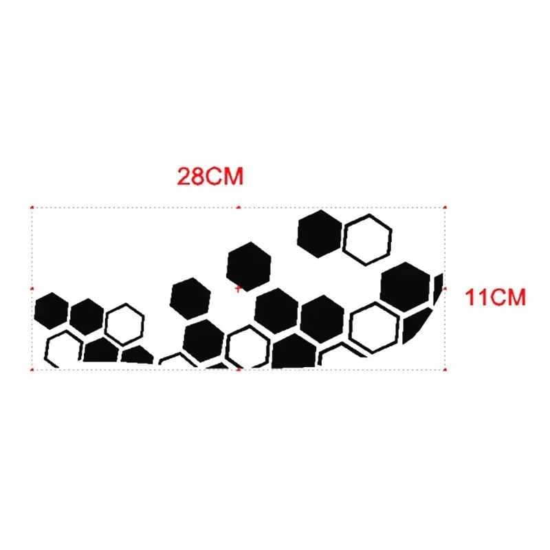 Honeycomb Motorcycle Sticke Helmet Decals Car Refit Creative Body Decoration Decals Waterproof Bumper Sticker Moto Accessories image 6