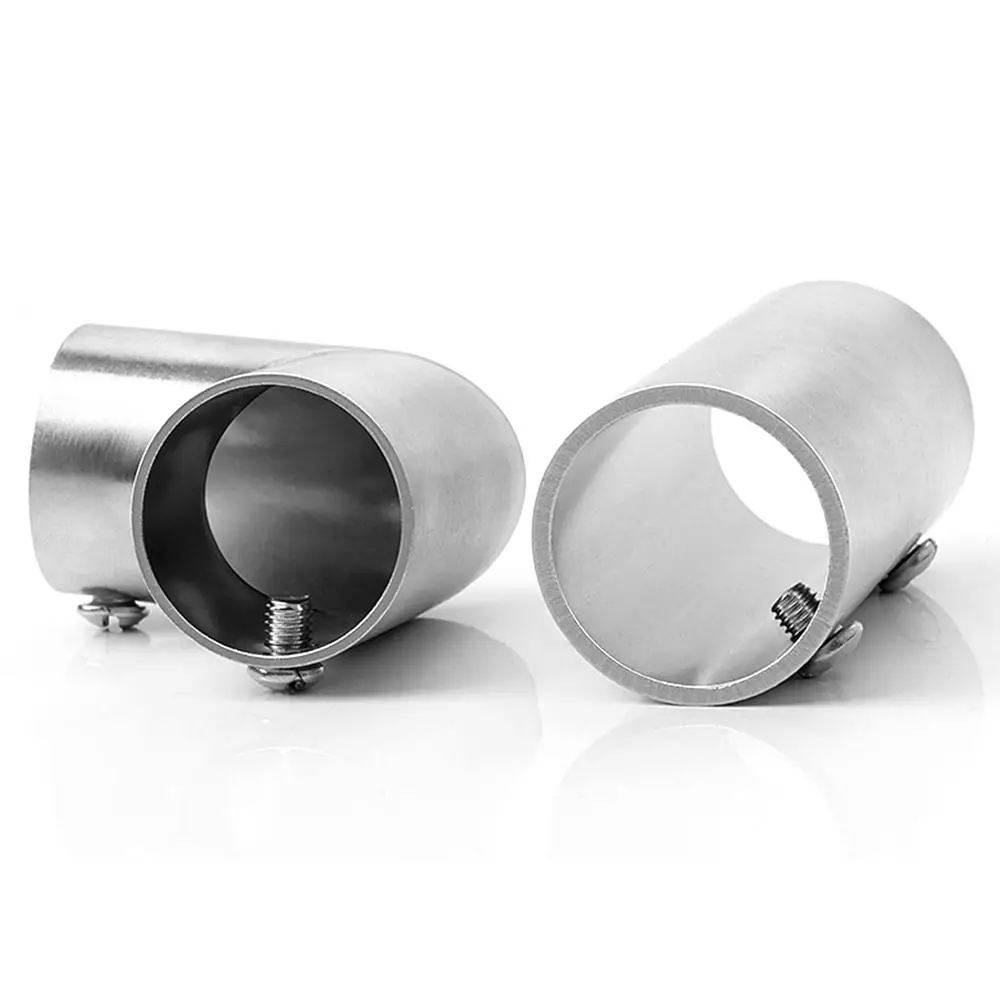 1Pcs Tee Straight Elbow Pipe Connector 2/3/4/5/6 Way 25mm Tube Joint Stainless Steel Clothesline Shelf Joints Furniture Hardware