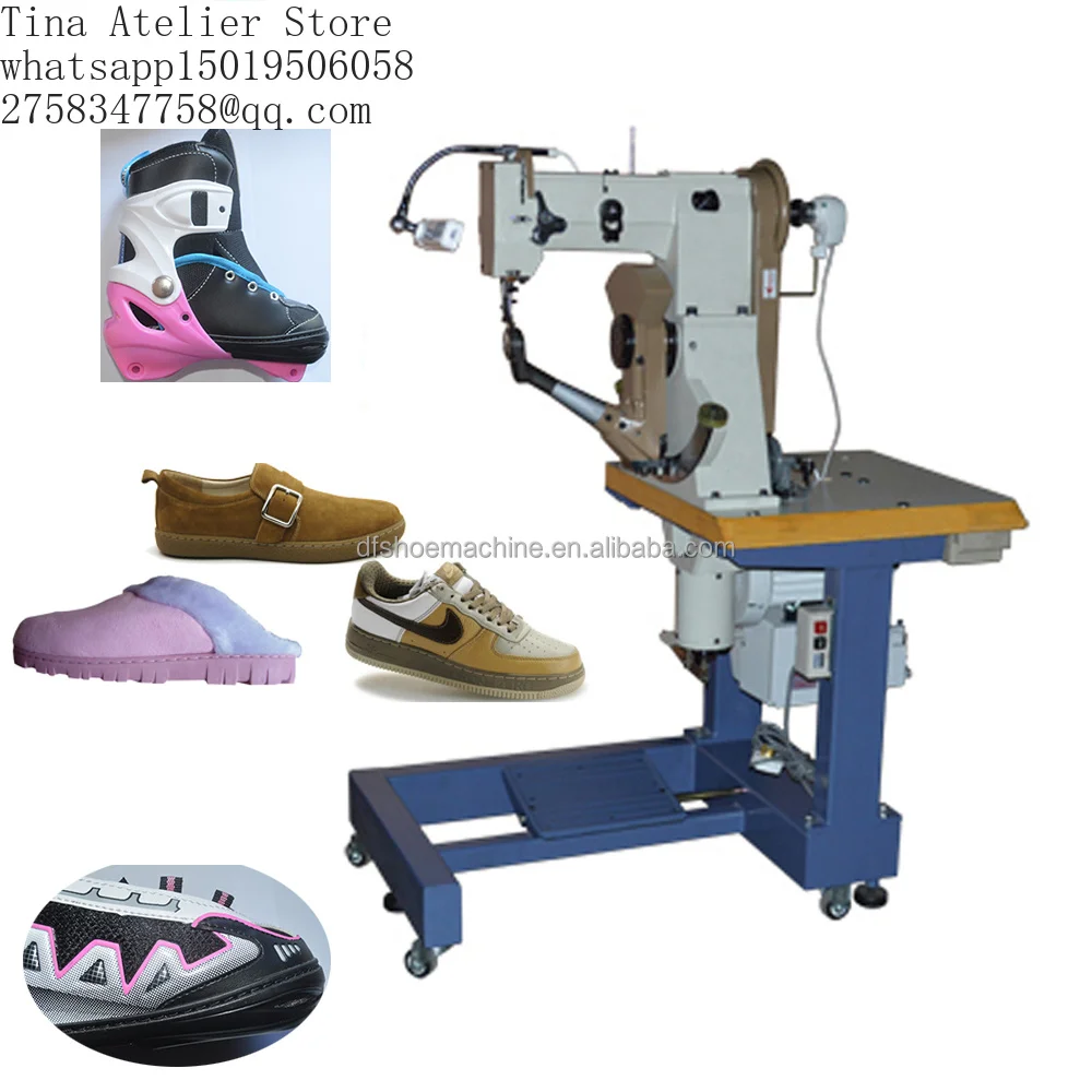 Industrial 168 Swing Arm Sports Shoe Upper Outsole Sole Edge Sidewall Stitching Sewing Machine