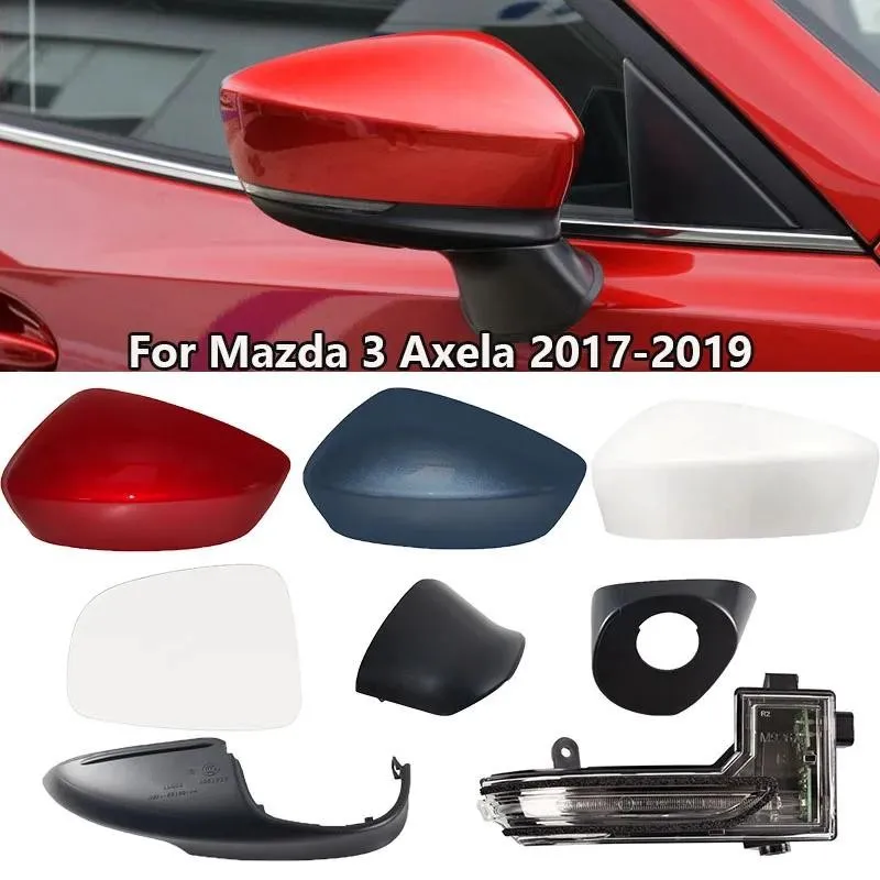 

LHD Car Side Mirror Turn Signal Light Lamp Lens Glass Rearview Mirror Frame Lower Base Cover For Mazda 3 Axela M3 2017 2018 2019