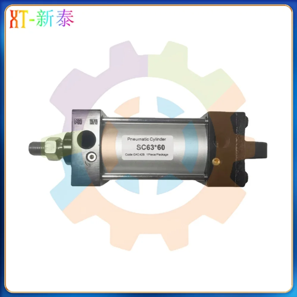

Запасные части для печатной машины, стандарт серии Sc, воздушный цилиндр двойного действия, регулируемый ход Sc63 * 60, пневматический цилиндр