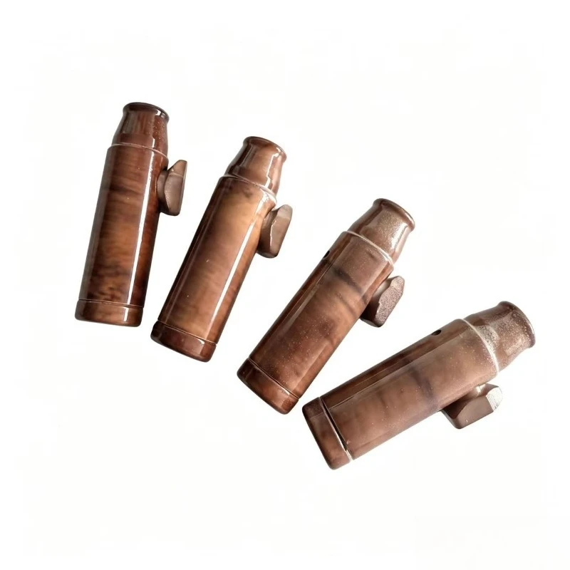4pcs 8pcs Aluminum Alloy Fashion Snuff bottle Metal Snuff pipe tube Portable various colors Smoking pipe Accessories Men gifts - view 3