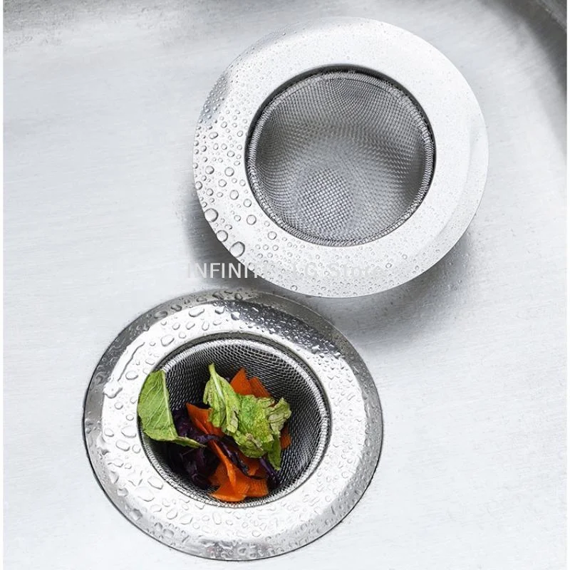 Stainless Steel Kitchen Sink Drain Mesh Rust Resistant Catches Food Scraps Prevents Sink Clogs For Home Kitchen UseINFINITE -LG