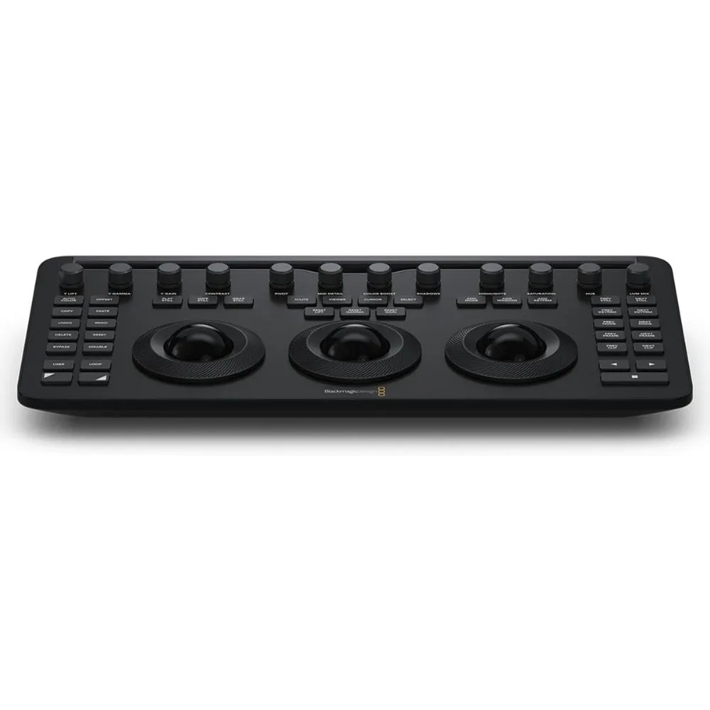 Design Davinci Resolve Micro Color Panel with Bluetooth and USB-C Connectivity (Black)