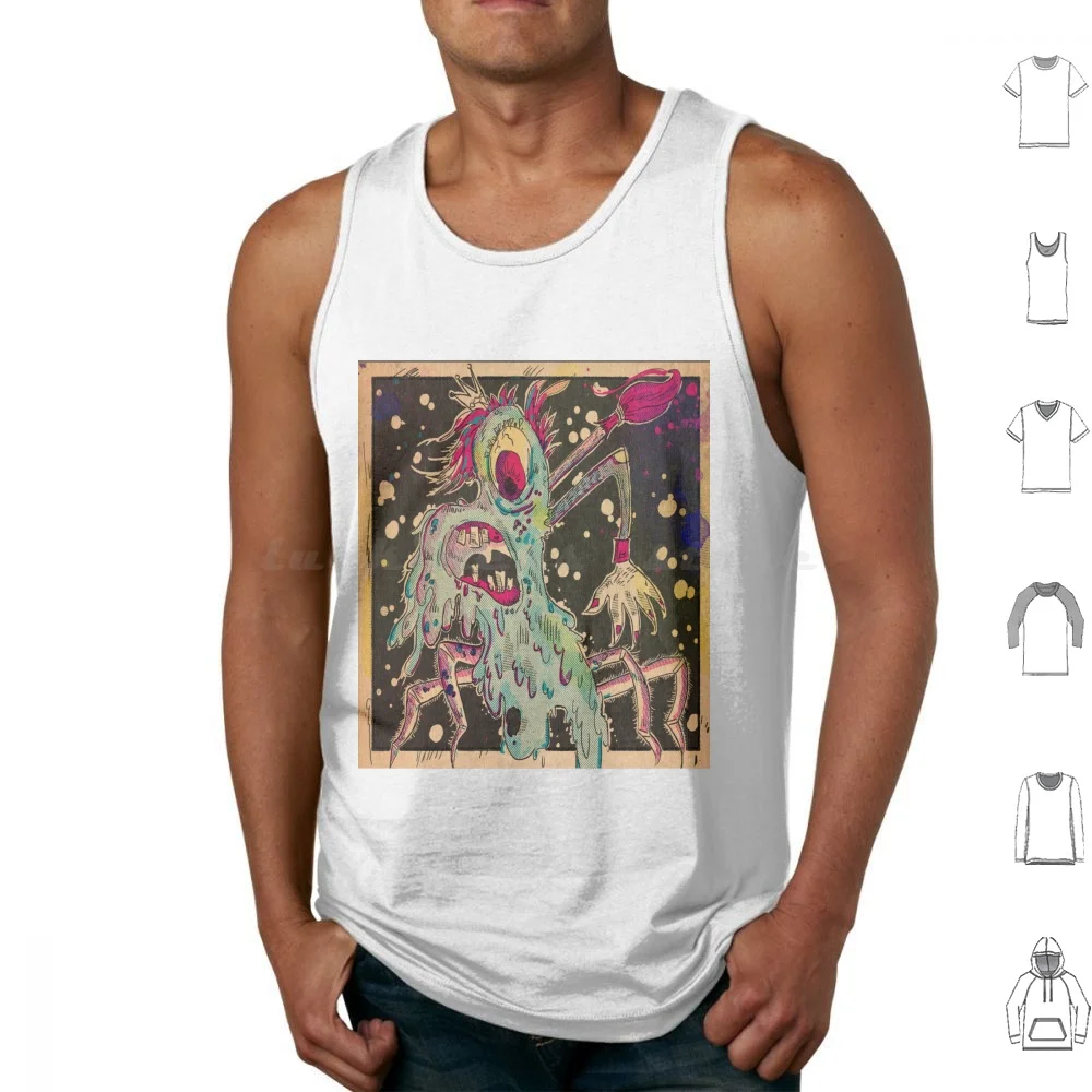 Spider Artist Freak : Weave The Unconventional Tank Tops Vest Sleeveless Mystery Retro Mabel Funny Mystery Science