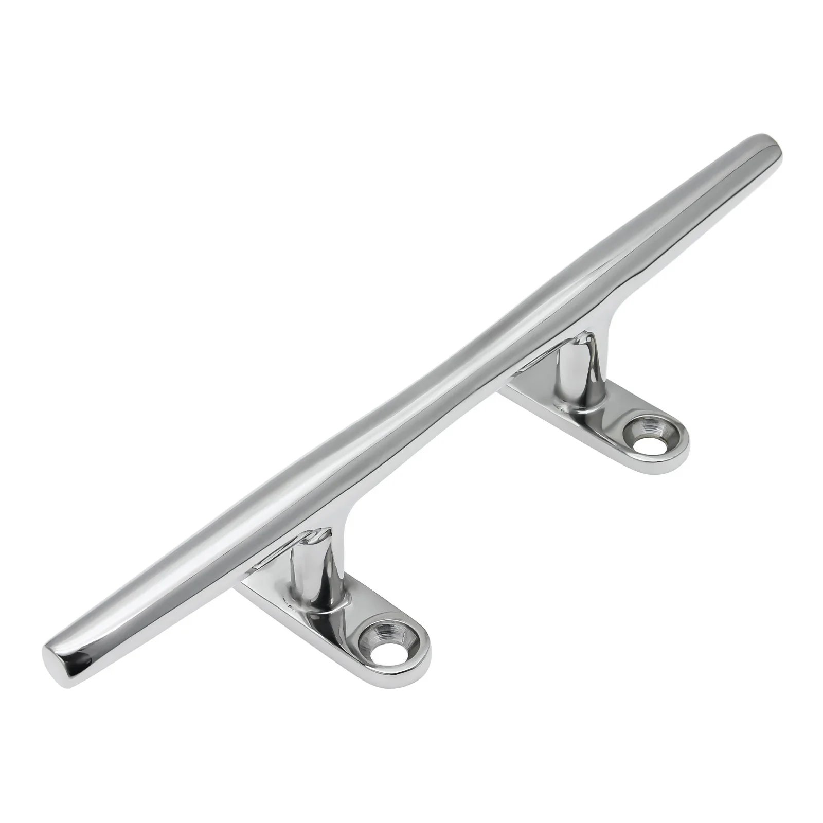 5" 6" 8" 10" 12" Stainless Steel Mirror Finish Heavy Duty Boat Hollow Base Cleat Circular Bolt Marine Marine Yacht Accessories view 4