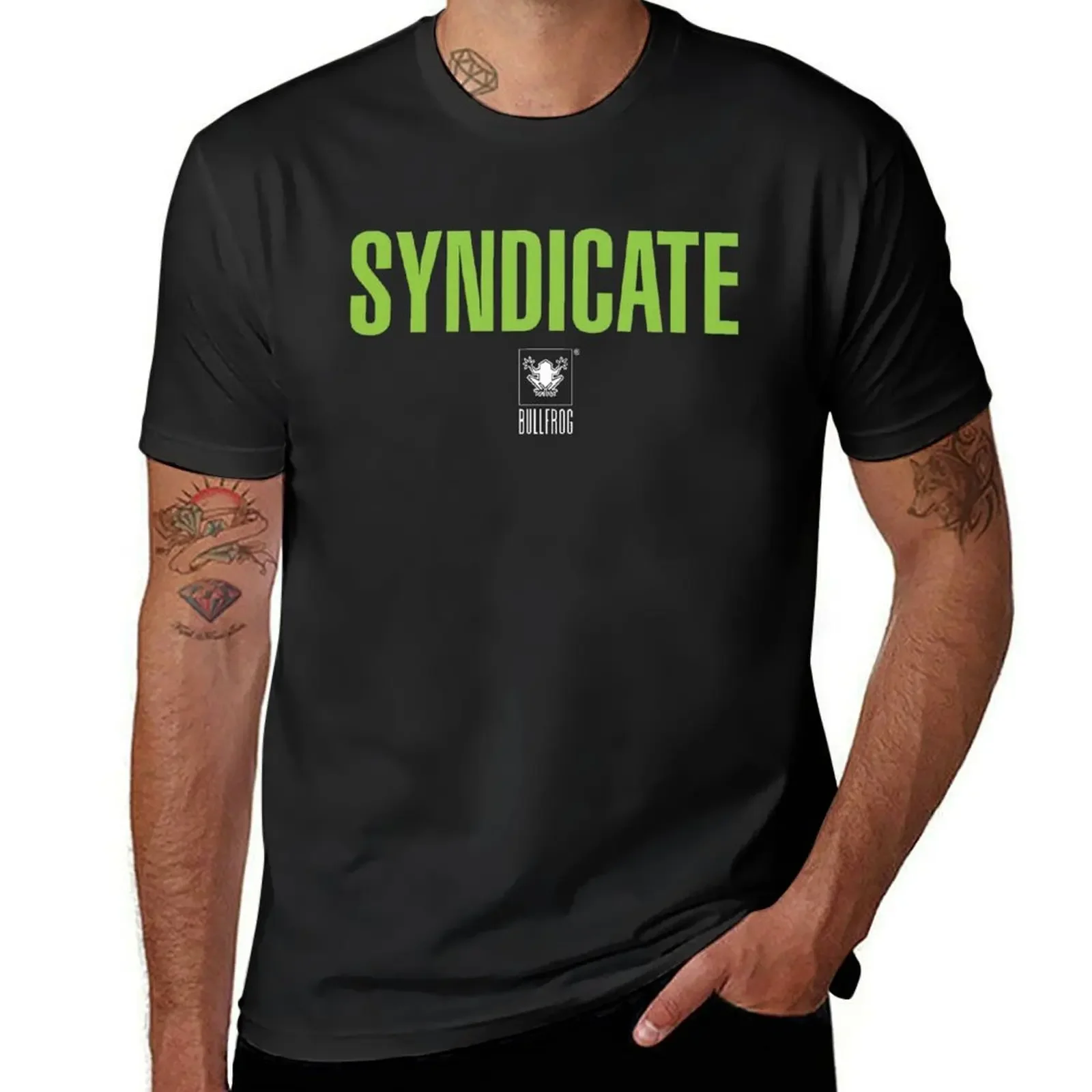 Syndicate T-Shirt quick drying animal prinfor boys cheap stuff blanks mens white t shirts