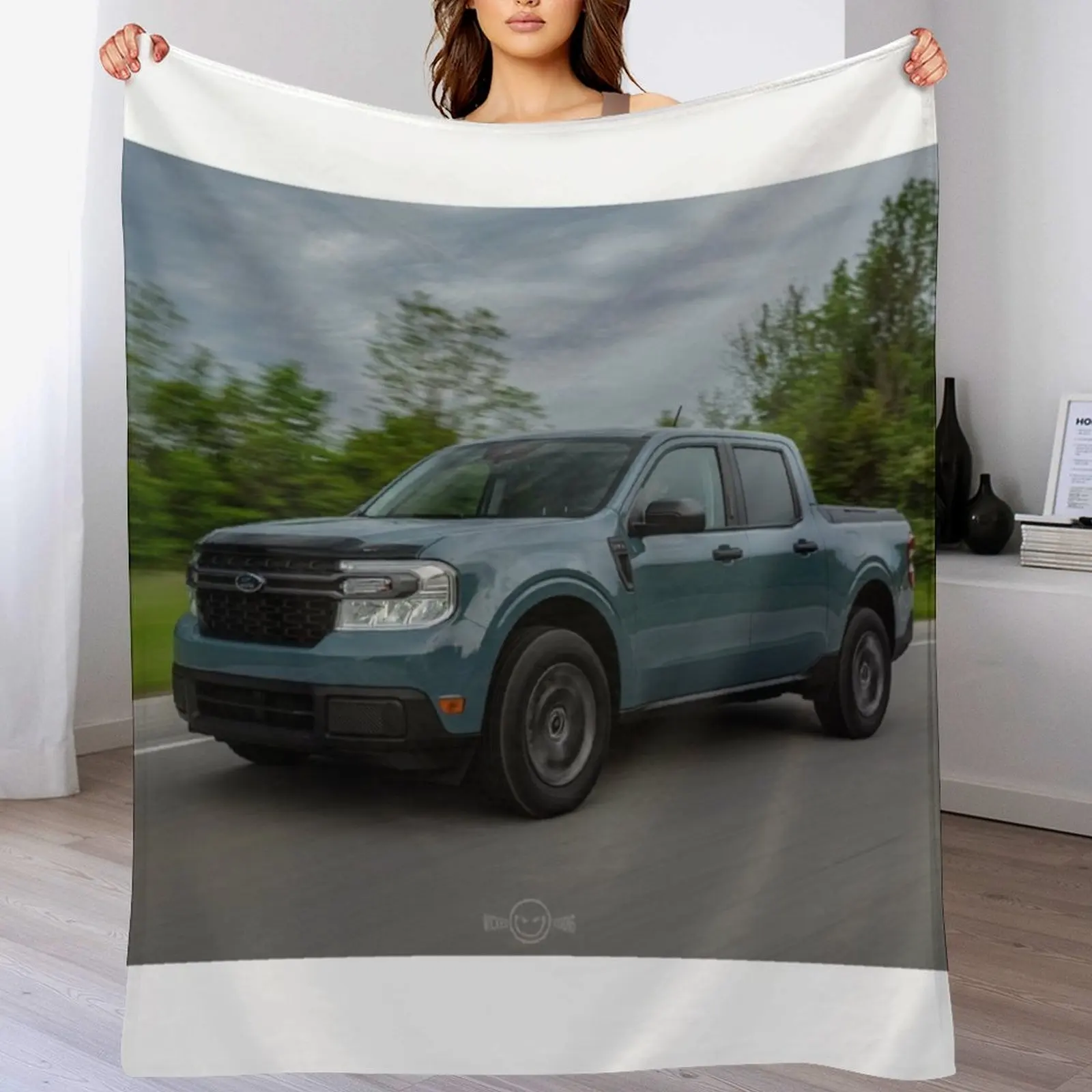 

2022 Ford Maverick Area 51 Throw Blanket Hairys Thin Blankets