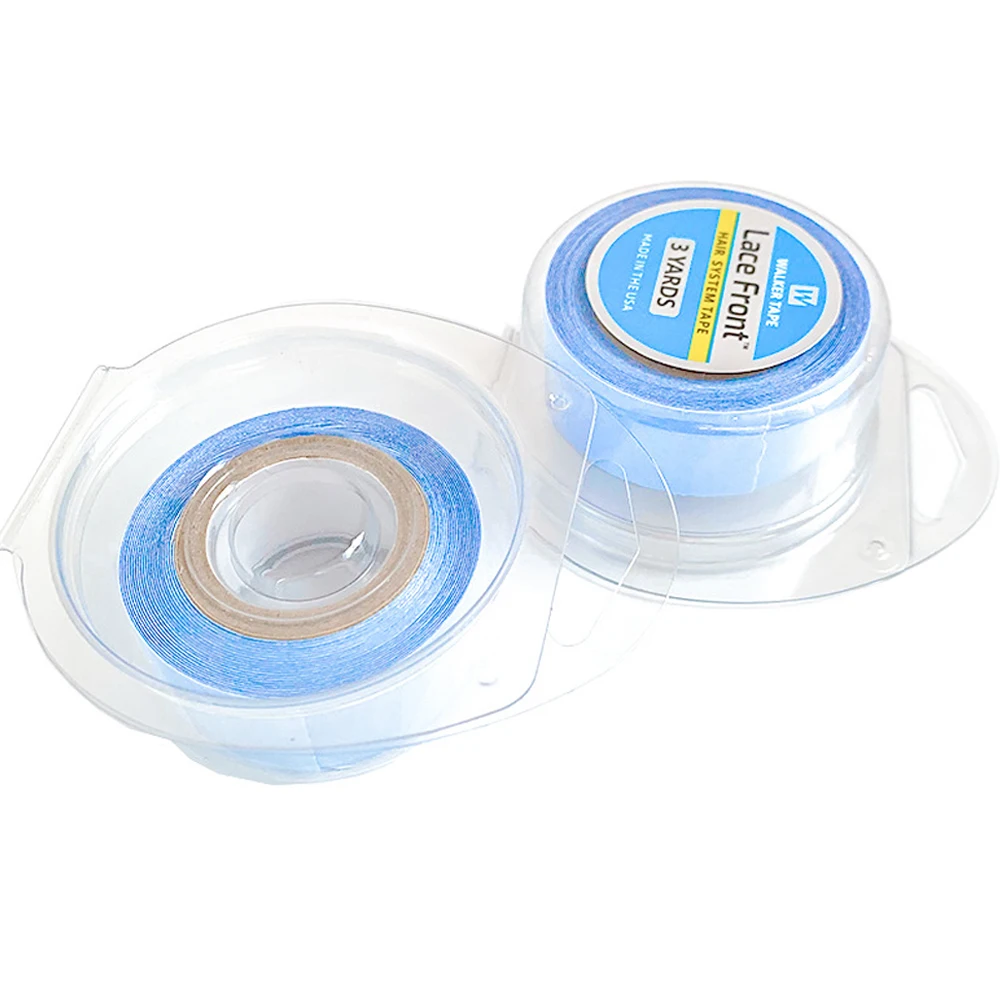 

1/2/3 Rolls with box Longth 3yards Width0.32/0.39/0.47/0.79in Lace Front Wig Tape For Hair Extensions Double-Sided Adhesives