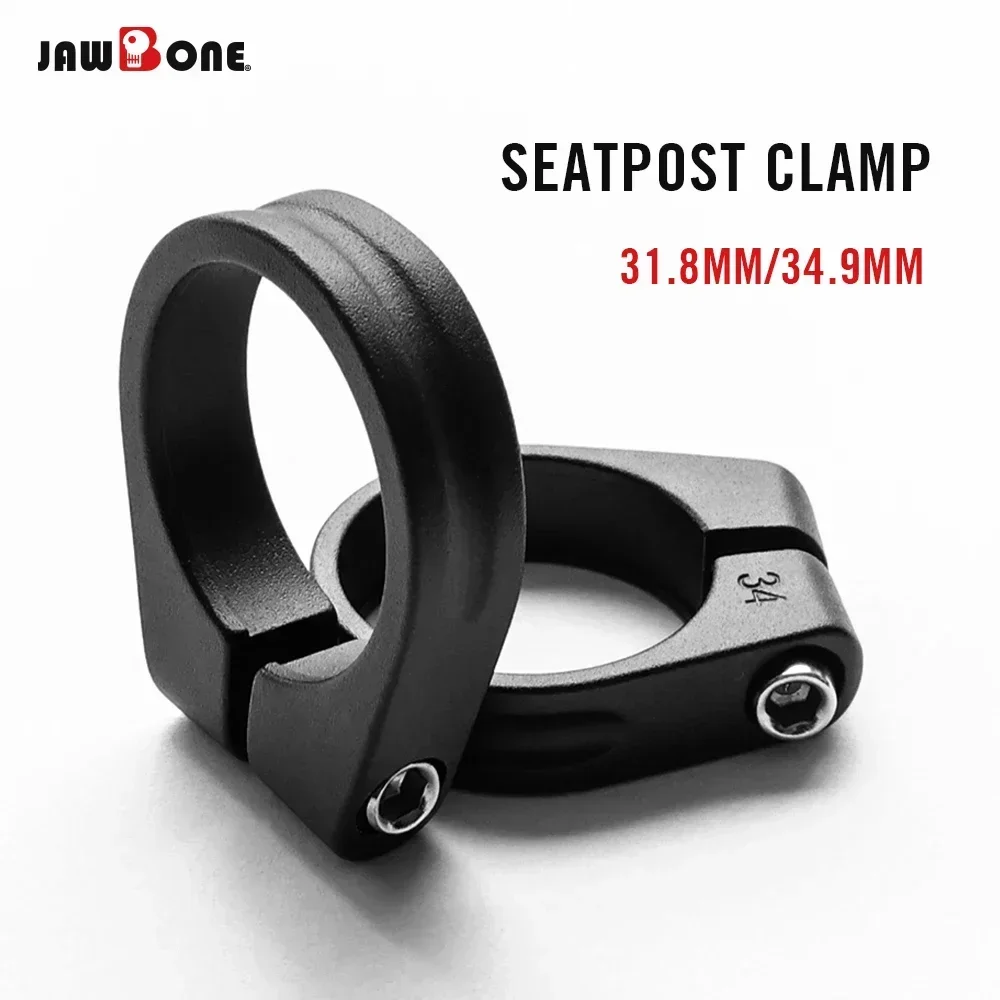 Jawbone Seat Post Clamp CNC Alloy Light Saddle Bicycle Seating Post for 25.4  27.2  30.9 31.6 mm Lock Bike Cycling Accessories