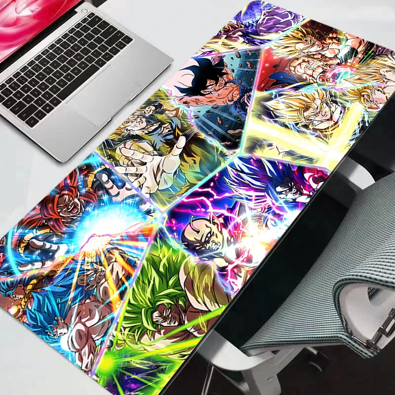 

Computer Mouse Pads Mouse Pad Dragon Ball DBZ Big Gaming MousePad Large New Gamer keyboard Big PC Desk Mat tapis souris