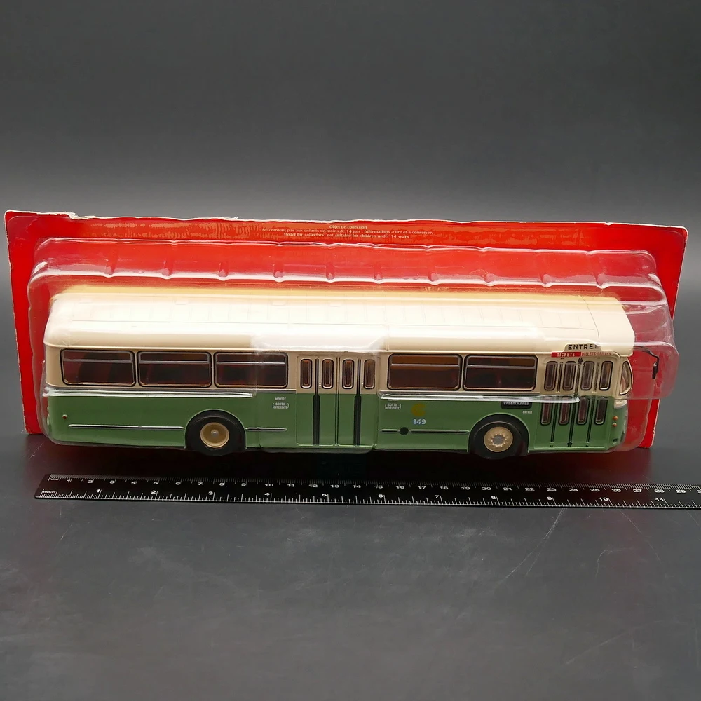 

Diecast Ixo 1:43 Scale Bus French Big Bus Car Model Toy Car Brossel A 92 DAR 1962 Alloy Car Model Collectible Toy Gift Souvenir