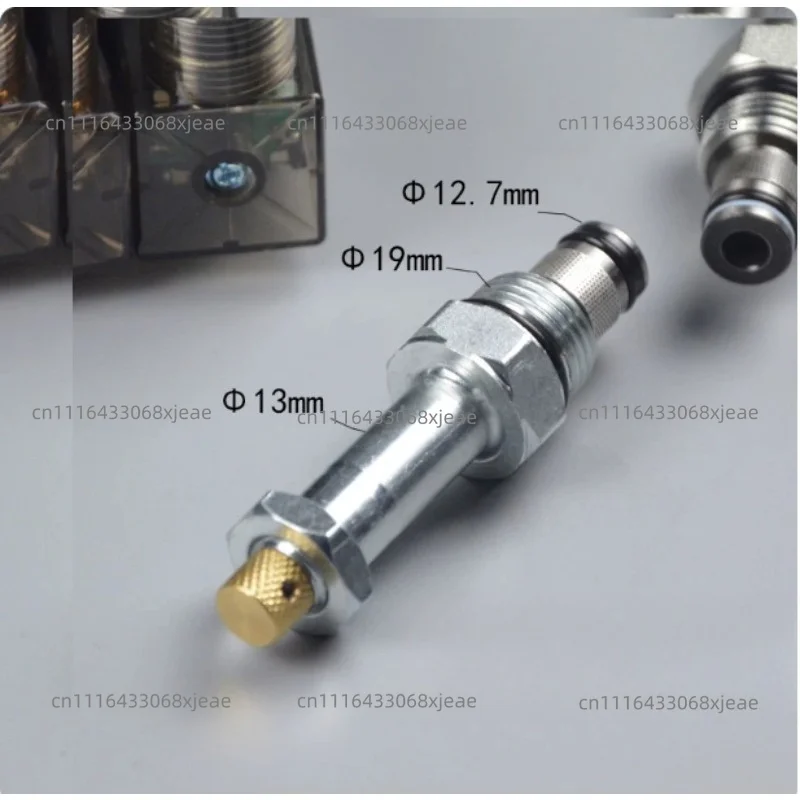 Hydraulic Threaded Cartridge Solenoid Valve (DHF08-220H/SV08-20-M/LSV-2NCP-M) - 2-Position 2-Way Pressure Relief Valve