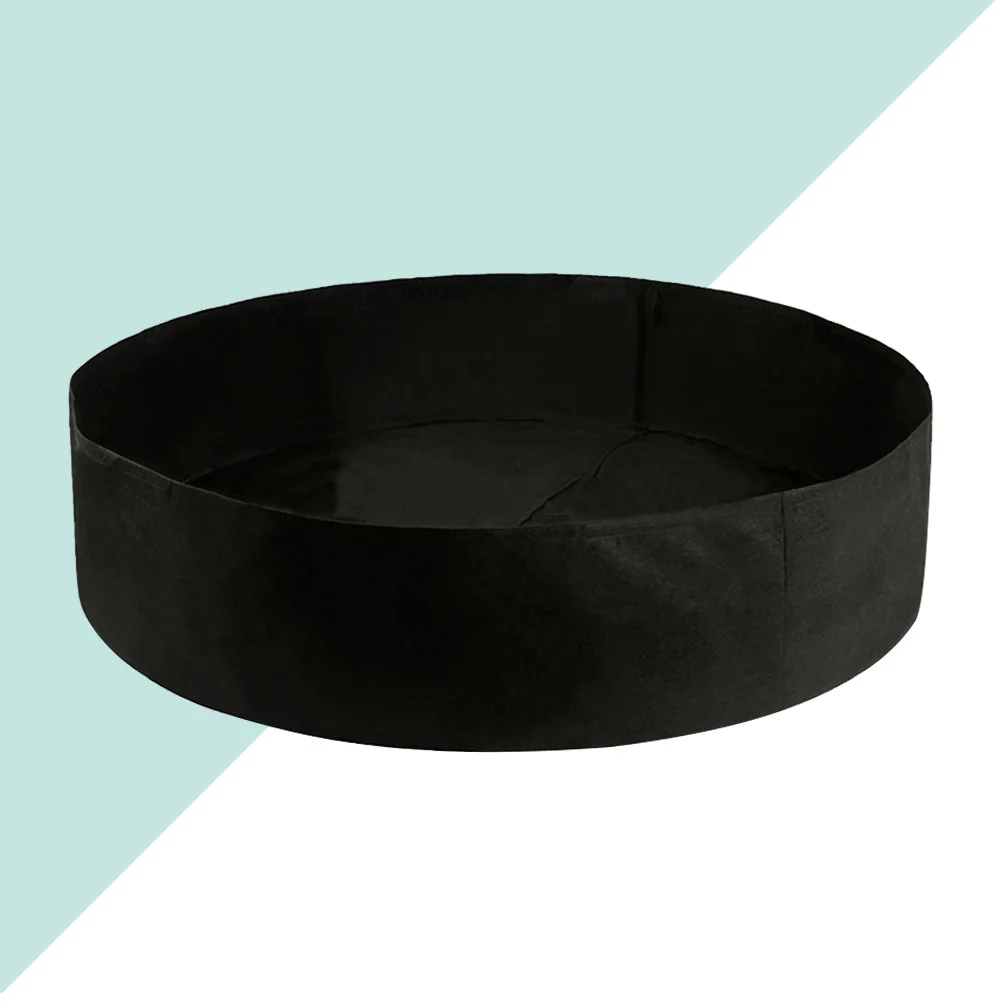 

1pc Felt Planting 100 Gallons Round Garden Planter Reusable Insulated Grow Bag For Indoor Outdoor Vegetables Herbs Succulents
