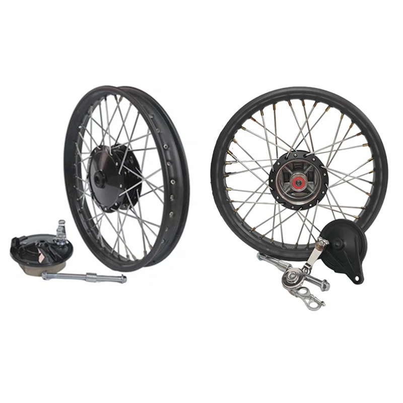 

Decorative Motorcycle Wheel Rim Set for Honda Qjmotor Yamaha Jialing Lifan Suzuki Loncin 2.15-17 18 inch Customed Black Wheel