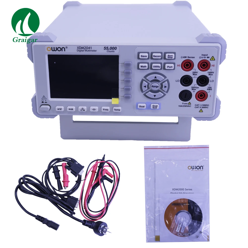 New  XDM2041 Portable Bench-Type Digital Multimeter True RMS AC DC Voltage Current Resistance Tester