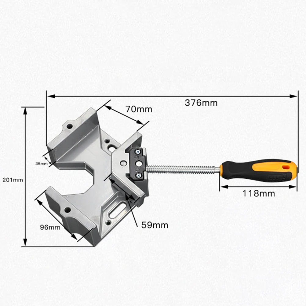 

Right Angle Clamp 90 Degree Carpentry Corner Press Wood -working Welding Clamping Clamps