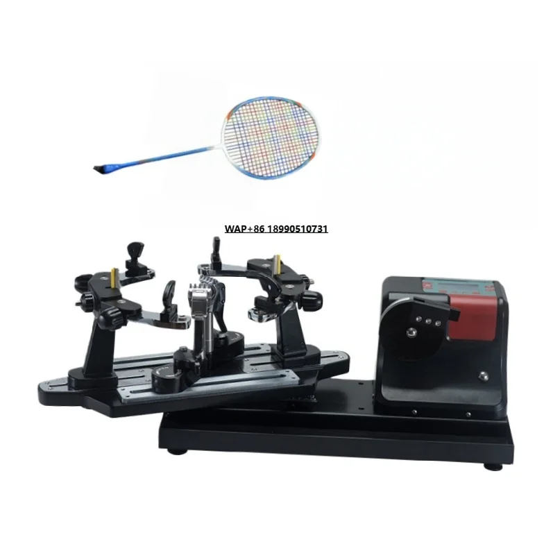 

Automated Badminton and Tennis Racket Stringing Machine Featuring UserFriendly Clamp Design
