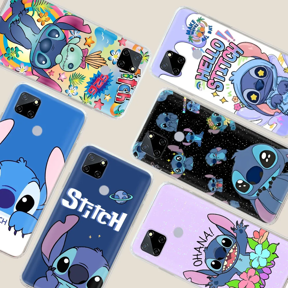 Transparent Phone Case for LG V60 THINQ5 G8 G8x ThinQ K9 VELVET Stylo 6 V40 V50 K30 K42 K62 Q61 Q60 Q61 Q52 D-3 Cute Stitch