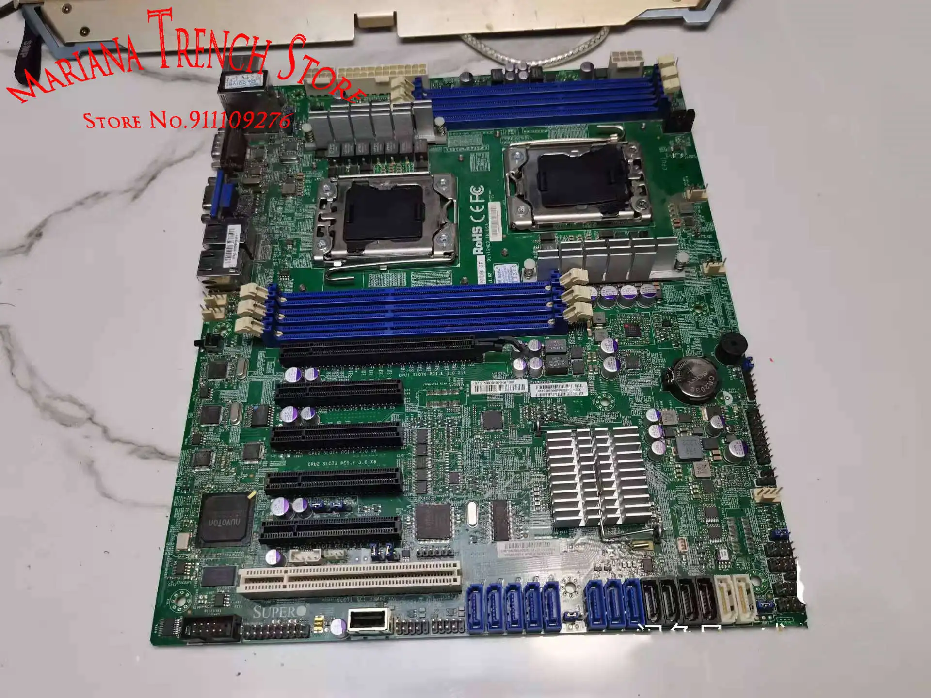 X9DBL-3F for Supermicro Motherboard LGA1356 Xeon Processor E5-2400 v2 DDR3 Integrated IPMI 2.0 and KVM With Dedicated LAN