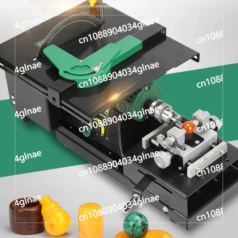 Multifunctional Table Saw Stone Polishing Tool Small Jade Emerald Cutting Engraving Punching All-In-One Machine 1850W 220V