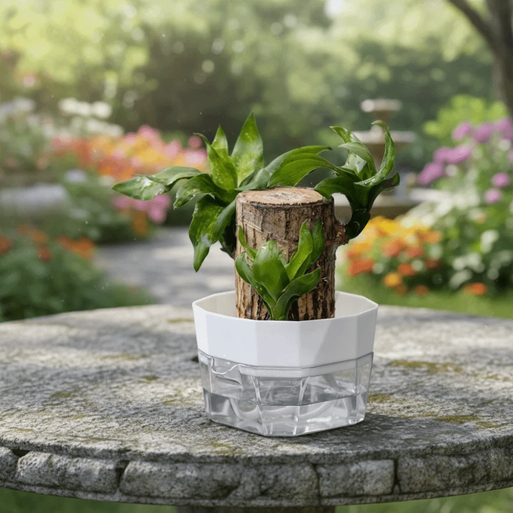 

6PCS Root Visibility Hydroponic Container Eco-Friendly Plastic Butterfly Orchid Flowerpot Water Storage