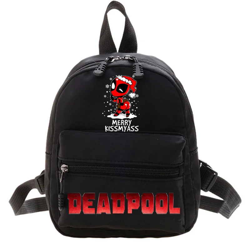 Nuevas mochilas de superhéroe Deadpool para mujer, bolso escolar para adolescentes, bolso de hombro informal para niñas, mochila de almacenamiento