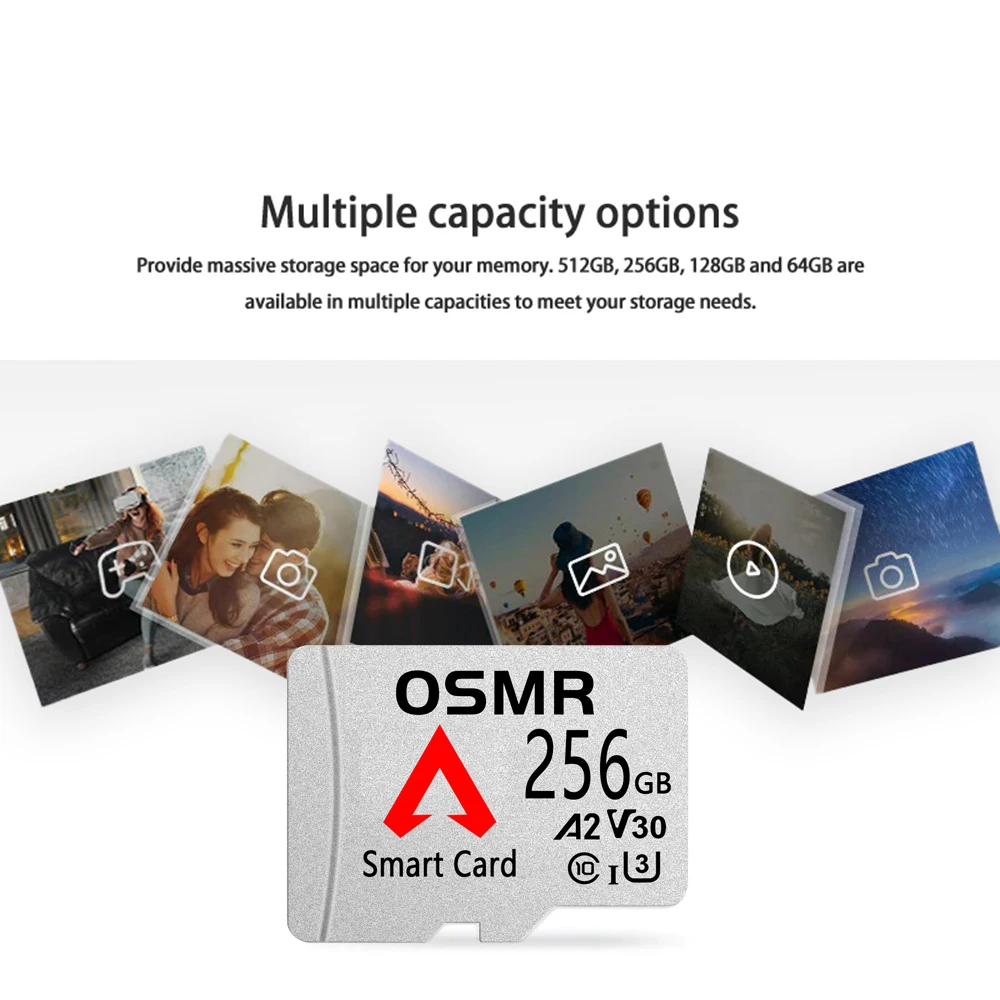 Flash SD Card 128GB Memory Micro TF Class10 High-Speed Minisd Memorycard For PC Phone Camera Recorder 32gb 64gb 256gb SD Card