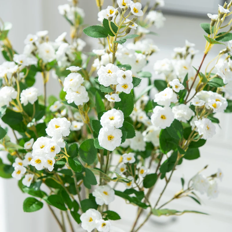 Künstliche Blumen, handgefertigt, Gänseblümchen-Blumenstrauß, modisch, für Zuhause, Garten, DIY-Kranz, Material, Hochzeit, Braut, Bankett, Dekoration, Festival – Detail 7