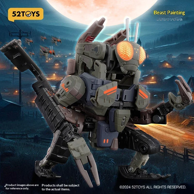 52TOYS Beastbox Zombie Crawler Transforming Mecha Toy, modèle fini original chinois, figurine d'action de collection pour collectionneurs