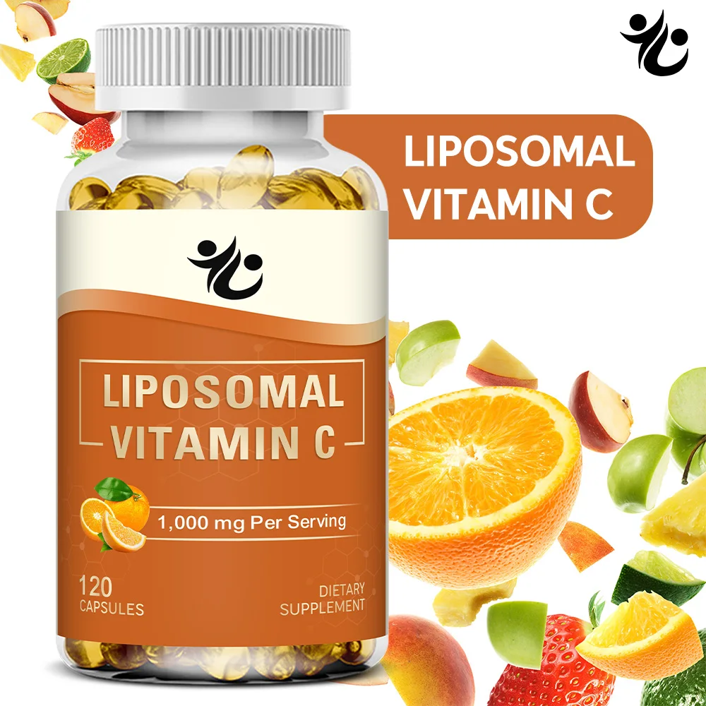 

Липосомальные капсулы с витамином С по 1000 мг, способствующие впитыванию и пищевающему комфорту, антиоксиданты, поддерживают иммунитет здоровья