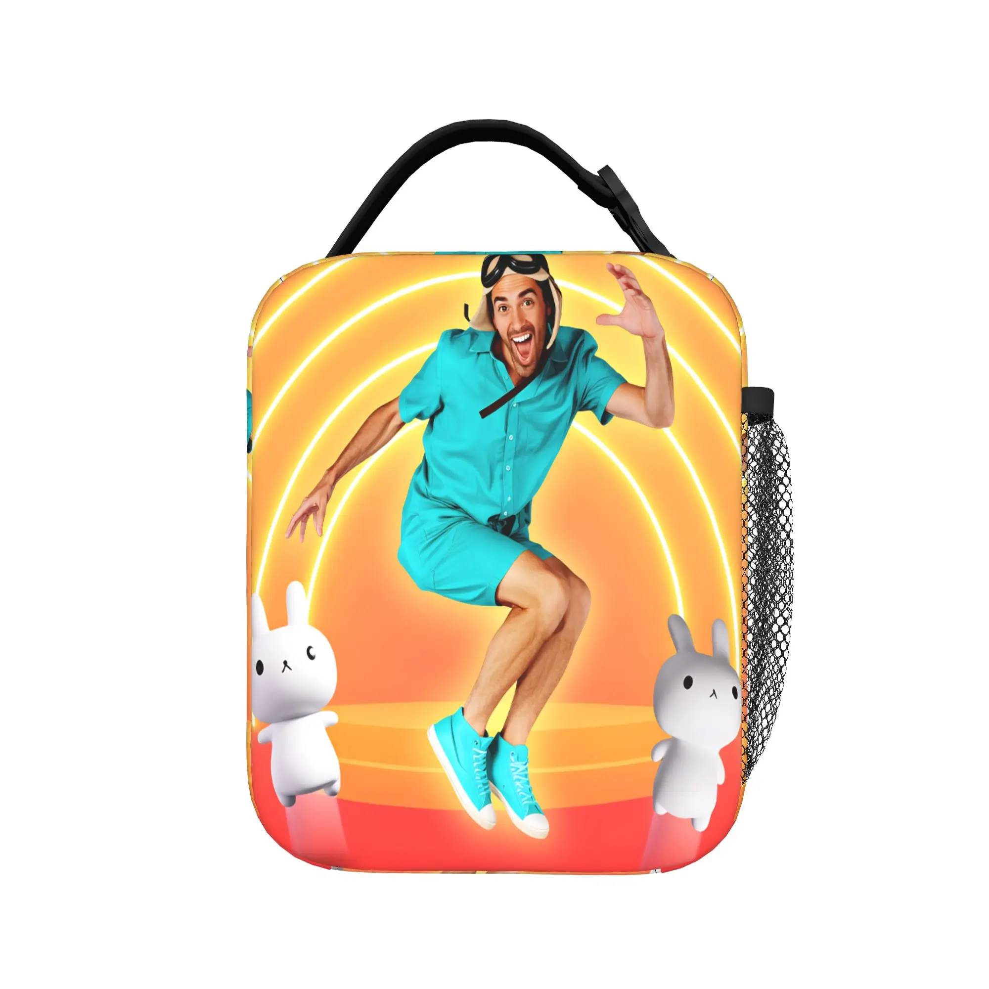 Dannys Go Lunch Bag  Funny Lunch Box For Child Travel Portable Cooler Bag Waterproof Print Thermal Lunch Bags