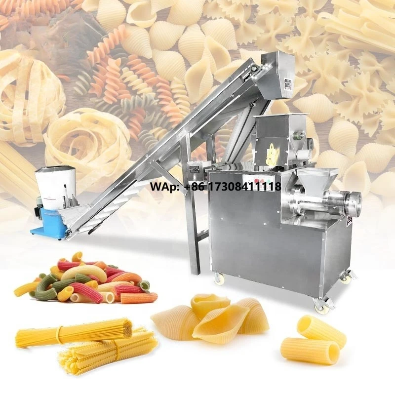 Small Noodle Mini Industrial Tomato Vegetable Automatic Pasta Make Maker Machine for Production Pasta by Hand Brass