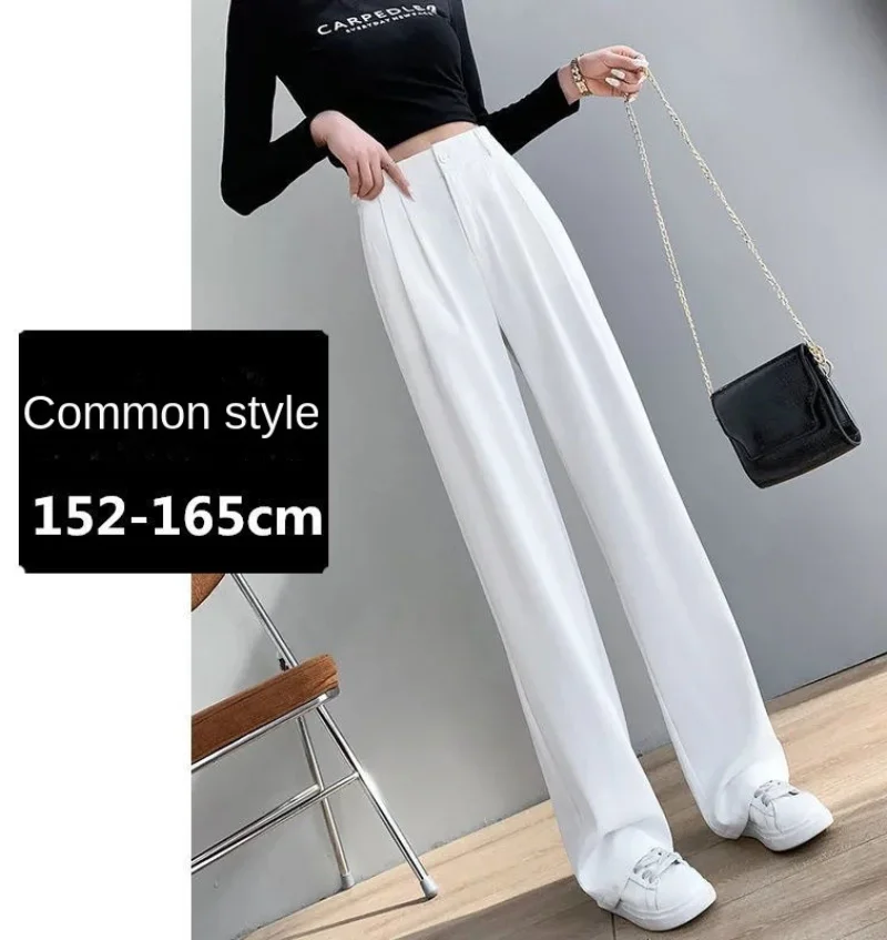 Clothing Baggy Womens Pants Loose Trousers Woman Tailoring Work Wide Leg Office High Waist White Outfits New In Y2k Streetwear G