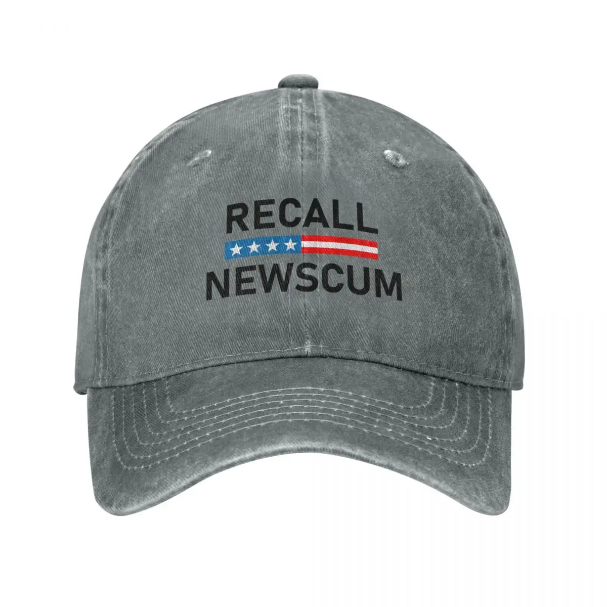 Recall California Governor Gavin Newscum - Recall Gavin Newsom Baseball Cap Gentleman Hat Rave Mens Tennis Women's