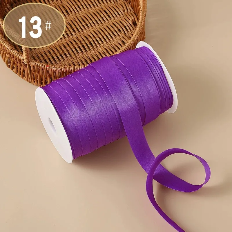 2,5 cm & 1,5 cm bügelfreies Satin-Schrägband, Cheongsam-Kantenbänder, vorgeschnittenes diagonales Stoffband zur Dekoration von Kleidungsstücken – Detail 8