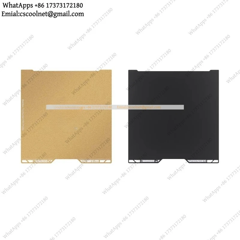 Textured PEI Engineering Build Plate, Double-Sided Printing Surface Compatible with A2L H2C H2D H2S 3D Printer Replacement Parts