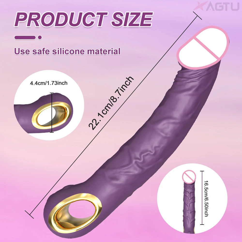 Dildo Vibrator for Women G-Spot Vagina Vibrator Clitoris Nipples Stimulator Female Masturbator Realistic Penis Sex Toy for Women