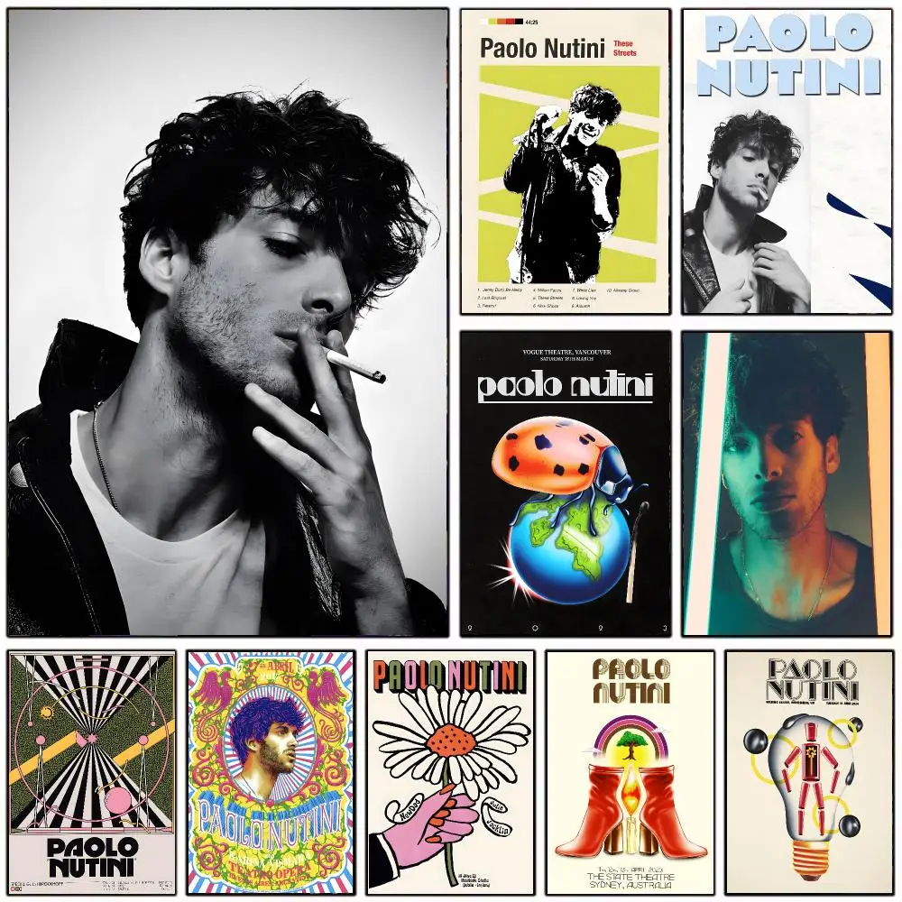 Cozy Vibrant P-Paolo Nutini Poster Wall Art Print Decorative Mural Home Decor Gift Unframed