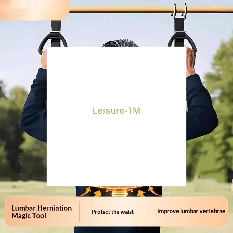 ~Lumbar Traction Belt Portable Hanging Traction Belt Waist Support Household Spinal Back Stretching Device For Lower Back Pain