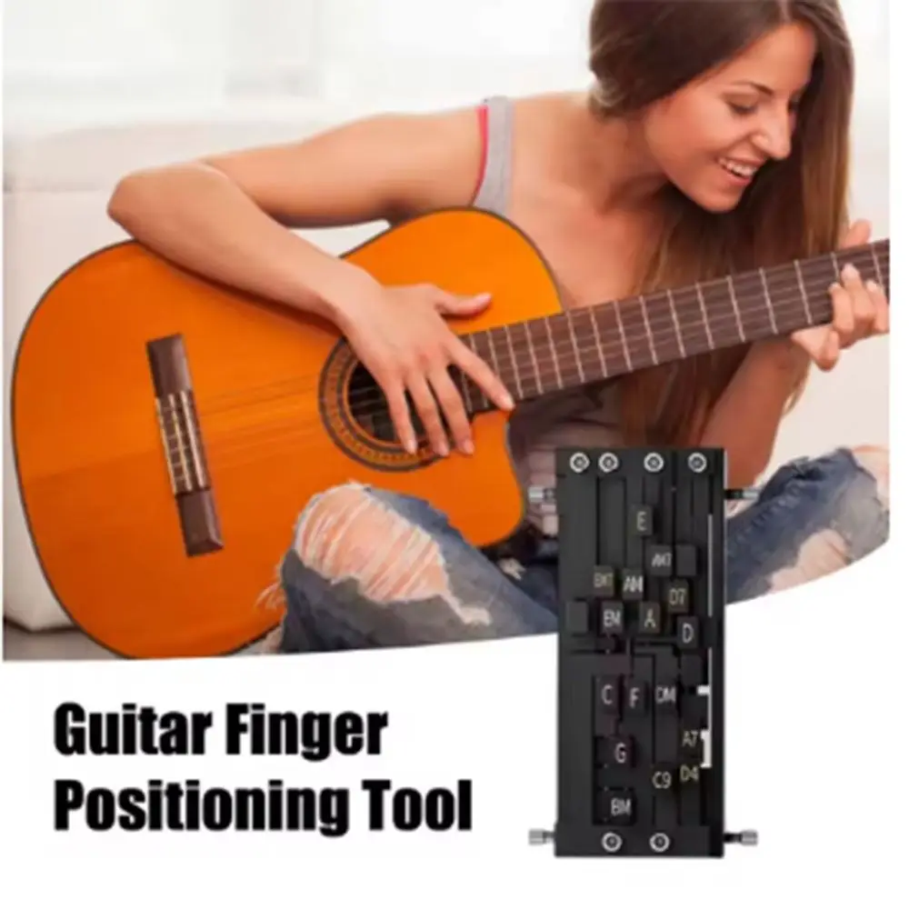 Chord Learning System Guitar Chord Trainer Assistant Learning Chord Presser Guitar Aid Chords Trainer One-key