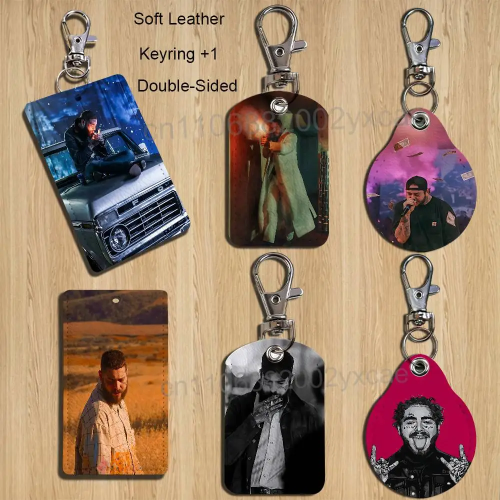 I Had Some Help 2026 Post Malone Card Holder With Keychain Executive Protection For Bank Credit Subway Bus Case