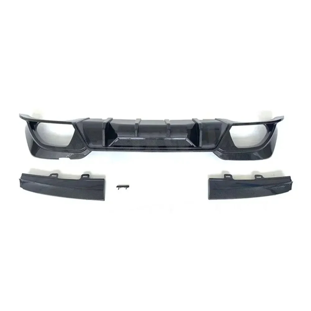 Achterbumper Staart Diffuser Lip Spoiler Lip Diffuser Met Side Splitters Voor Bmw 3 Serie G20 G28 M Sport 320i 330i 2019-2022 - afbeelding 1